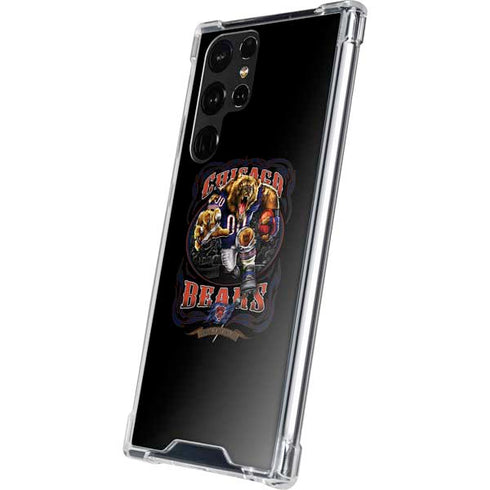 Liquid Blue NFL Chicago Bears Running Back Galaxy S22 Ultra Clear Case