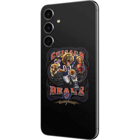 Liquid Blue NFL Chicago Bears Running Back Galaxy S23 FE Skin