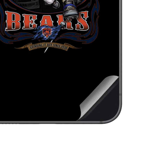 Liquid Blue NFL Chicago Bears Running Back Galaxy S23 FE Skin