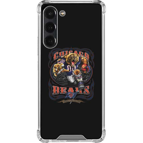 Liquid Blue NFL Chicago Bears Running Back Galaxy S23 Plus Clear Case