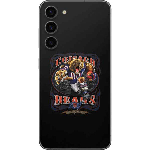 Liquid Blue NFL Chicago Bears Running Back Galaxy S23 Plus Skin