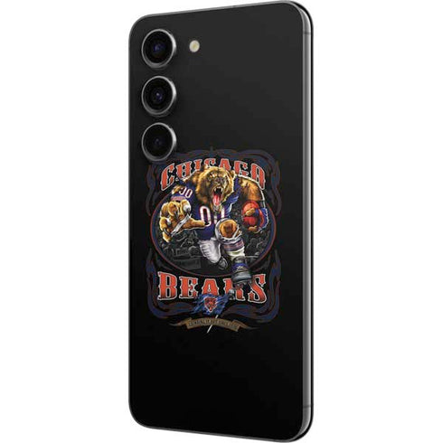 Liquid Blue NFL Chicago Bears Running Back Galaxy S23 Skin