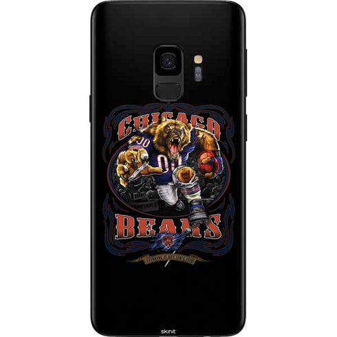 Liquid Blue NFL Chicago Bears Running Back Galaxy S9 Skin