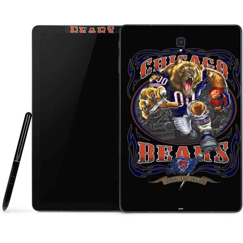 Liquid Blue NFL Chicago Bears Running Back Samsung Galaxy Tab Skin