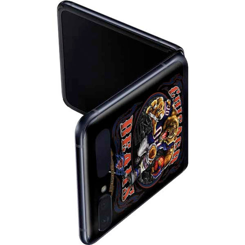 Liquid Blue NFL Chicago Bears Running Back Galaxy Z Flip Skin