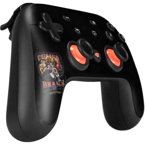 Liquid Blue NFL Chicago Bears Running Back Google Stadia Controller Skin