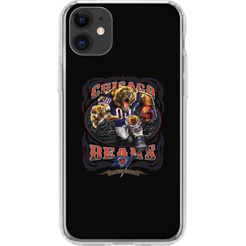 Liquid Blue NFL Chicago Bears Running Back iPhone 11 Clear Case