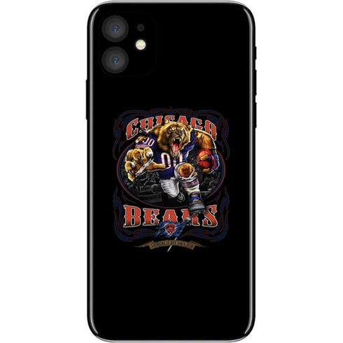Liquid Blue NFL Chicago Bears Running Back iPhone 11 Skin