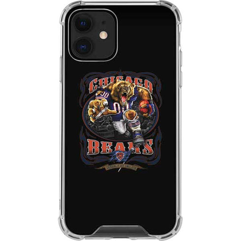 Liquid Blue NFL Chicago Bears Running Back iPhone 12 Clear Case