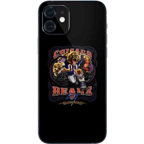 Liquid Blue NFL Chicago Bears Running Back iPhone 12 Skin