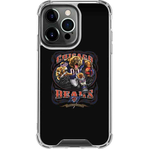 Liquid Blue NFL Chicago Bears Running Back iPhone 13 Pro Clear Case