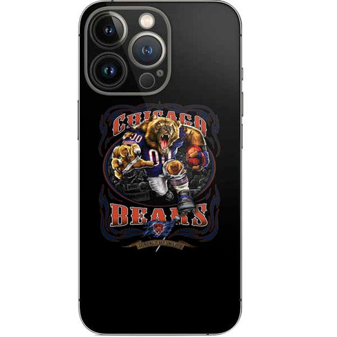 Liquid Blue NFL Chicago Bears Running Back iPhone 13 Pro Skin