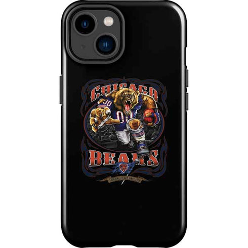 Liquid Blue NFL Chicago Bears Running Back iPhone 14 Plus Impact Case