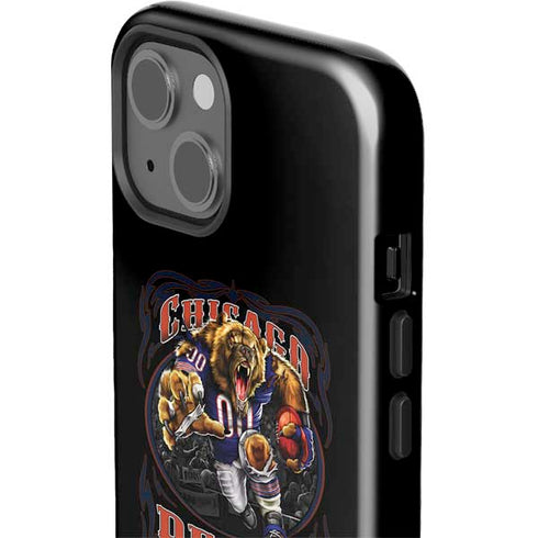 Liquid Blue NFL Chicago Bears Running Back iPhone 15 Plus Impact Case