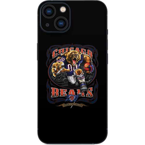 Liquid Blue NFL Chicago Bears Running Back iPhone 14 Plus Skin