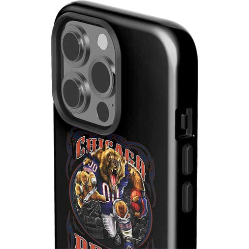 Liquid Blue NFL Chicago Bears Running Back iPhone 15 Pro Impact Case