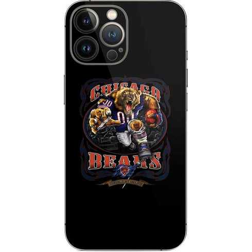 Liquid Blue NFL Chicago Bears Running Back iPhone 14 Pro Max Skin