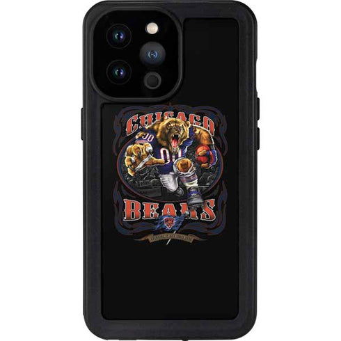 Liquid Blue NFL Chicago Bears Running Back iPhone 14 Pro Max Waterproof Case