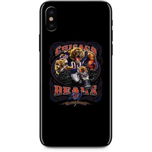Liquid Blue NFL Chicago Bears Running Back iPhone XS Max Skin