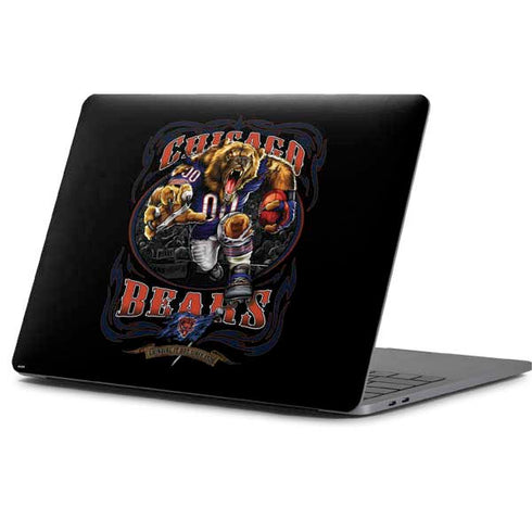 Liquid Blue NFL Chicago Bears Running Back Apple MacBook Pro 13-inch Skin