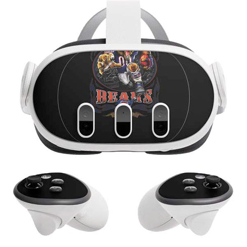 Liquid Blue NFL Chicago Bears Running Back Meta Quest 3 Skin