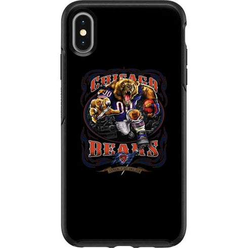 Liquid Blue NFL Chicago Bears Running Back Otterbox Symmetry iPhone Skin