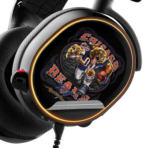 Liquid Blue NFL Chicago Bears Running Back SteelSeries Arctis 3 Skin