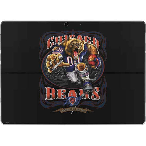 Liquid Blue NFL Chicago Bears Running Back Surface Pro 9 Skin