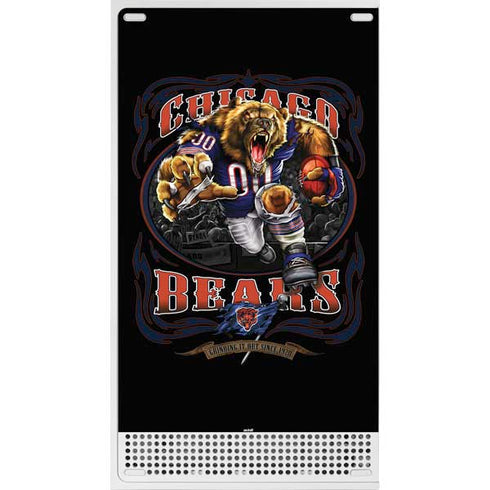 Liquid Blue NFL Chicago Bears Running Back Xbox Series S Console Skin