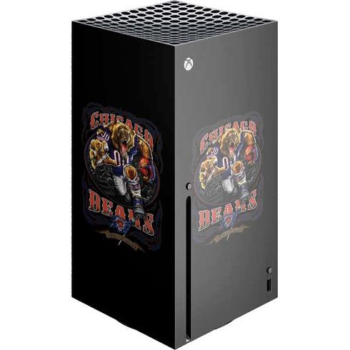 Liquid Blue NFL Chicago Bears Running Back Xbox Series X Console Skin