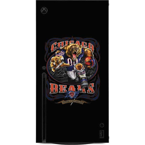 Liquid Blue NFL Chicago Bears Running Back Xbox Series X Console Skin