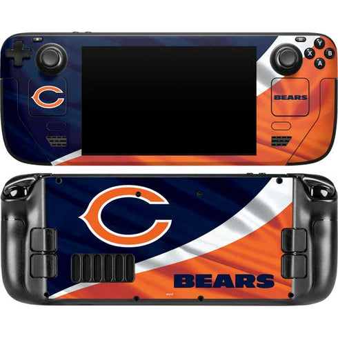 NFL Chicago Bears Steam Deck Handheld Gaming Computer Skin