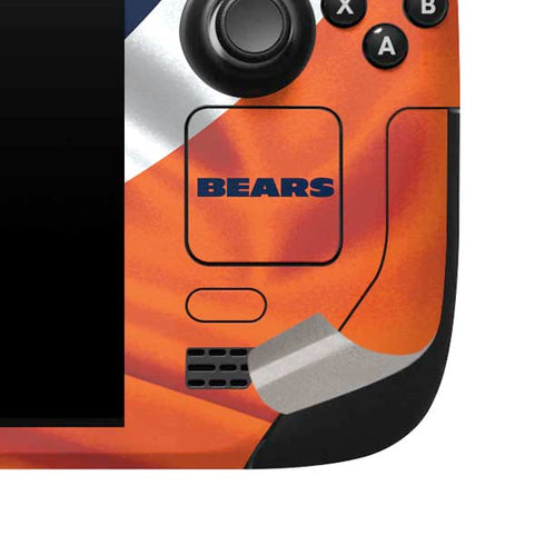 NFL Chicago Bears Steam Deck Handheld Gaming Computer Skin