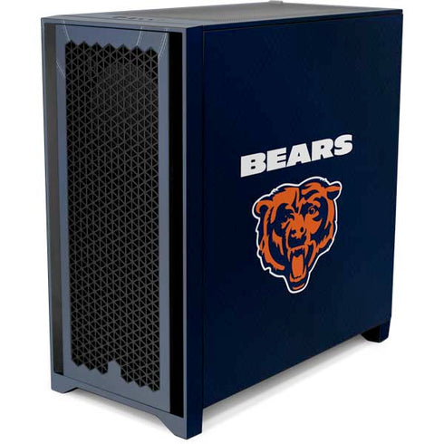 NFL Chicago Bears Team Jersey Corsair 4000D Tempered Glass Mid-Tower ATX Case Skin