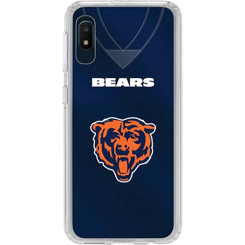 NFL Chicago Bears Team Jersey Galaxy A10e Clear Case
