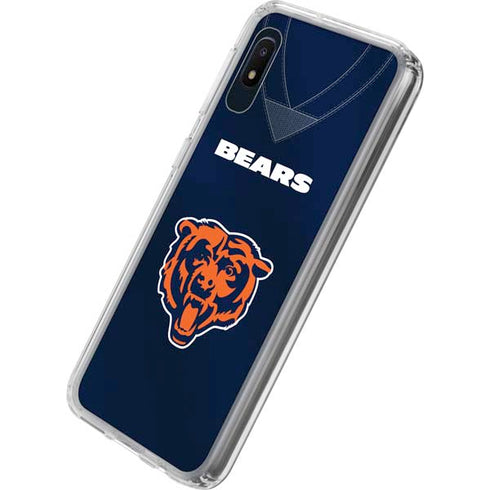 NFL Chicago Bears Team Jersey Galaxy A10e Clear Case