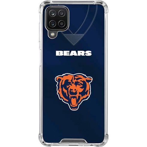 NFL Chicago Bears Team Jersey Galaxy A12 Clear Case