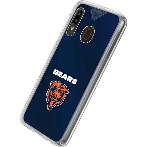 NFL Chicago Bears Team Jersey Galaxy A20 Clear Case