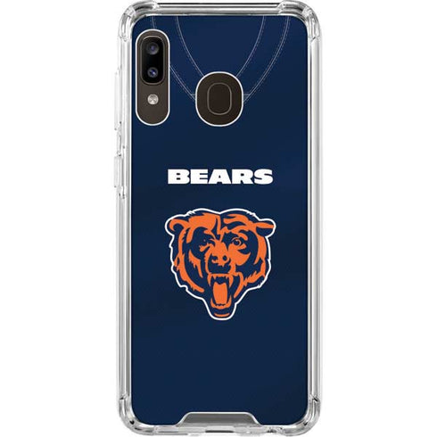 NFL Chicago Bears Team Jersey Galaxy A30 Clear Case