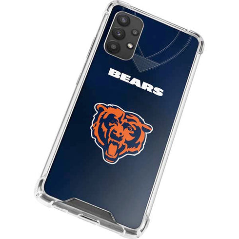 NFL Chicago Bears Team Jersey Galaxy A32 5G Clear Case