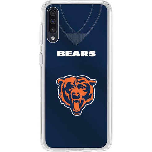 NFL Chicago Bears Team Jersey Galaxy A50 Clear Case