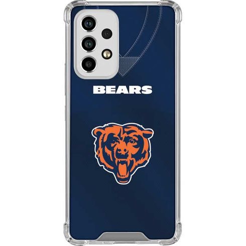 NFL Chicago Bears Team Jersey Galaxy A53 5G Clear Case