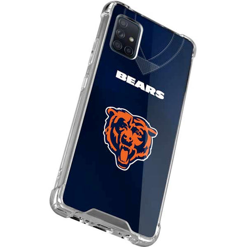 NFL Chicago Bears Team Jersey Galaxy A71 5G Clear Case