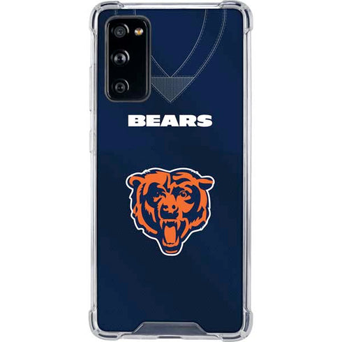 NFL Chicago Bears Team Jersey Galaxy S20 FE Clear Case