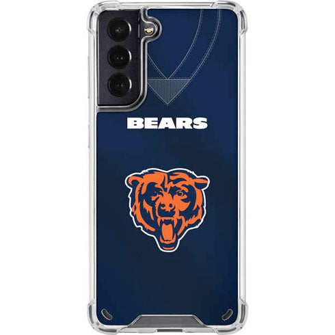 NFL Chicago Bears Team Jersey Galaxy S21 5G Clear Case