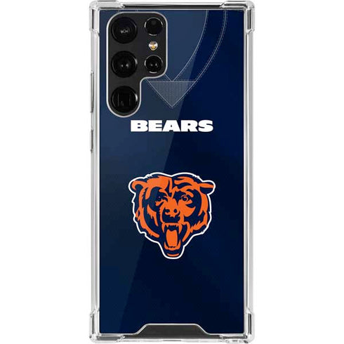 NFL Chicago Bears Team Jersey Galaxy S22 Ultra Clear Case