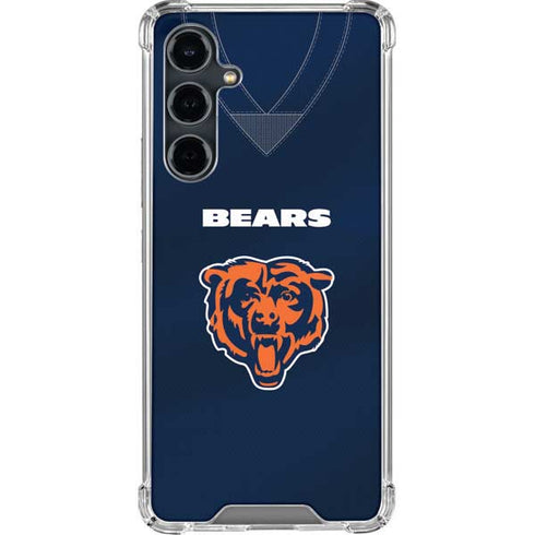 NFL Chicago Bears Team Jersey Galaxy S23 FE Clear Case