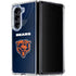 NFL Chicago Bears Team Jersey Galaxy Z Fold5 5G Clear Case