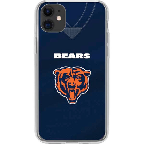 NFL Chicago Bears Team Jersey iPhone 11 Clear Case