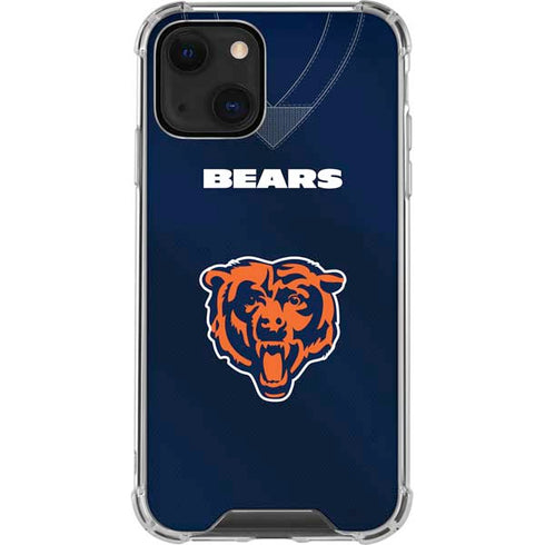 NFL Chicago Bears Team Jersey iPhone 13 Mini Clear Case